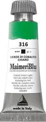 Акварелни бои Maimeri Blu Акварелна боя Cobalt Green Light 316 12 ml 1 бр.