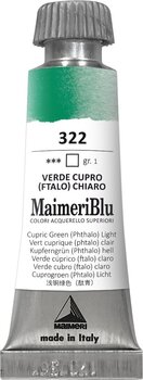 Akvarellimaali Maimeri Blu Vesivärit Cupric Green Light 322 12 ml 1 kpl - 1