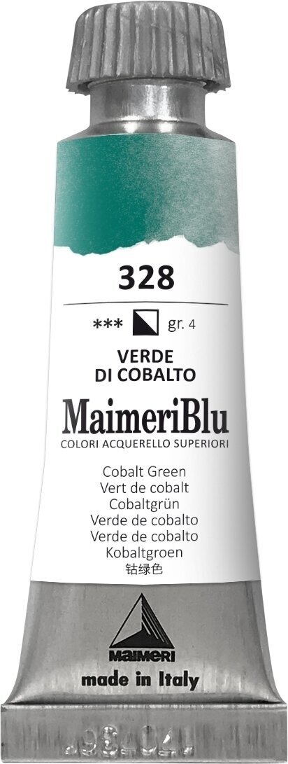 Peintures aquarelles Maimeri Blu Peinture aquarelle Cobalt Green 328 12 ml 1 pc