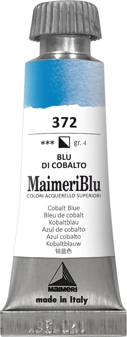 Akvarelna barva Maimeri Blu Akvarelne barve Cobalt Blue 372 12 ml 1 kos