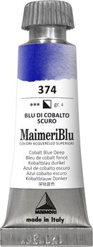 Nερομπογιά Maimeri Blu Ακουαρέλα Cobalt Blue Deep 374 12 ml 1 τεμ. - 1