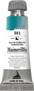 Peintures aquarelles Maimeri Blu Peinture aquarelle Cobalt Blue Greenish 381 12 ml 1 pc - 1