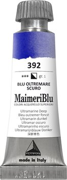 Pintura de acuarela Maimeri Blu Watercolour Paint Ultramarine Deep 392 12 ml 1 pieza - 1