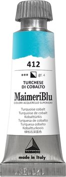 Akvarelová barva Maimeri Blu Akvarelová barva Turquoise Cobalt 412 12 ml 1 ks - 1