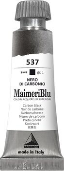 Akvarellfärg Maimeri Blu Akvarellfärg Carbon Black 537 12 ml 1 st - 1