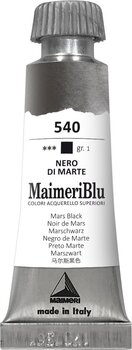 Peintures aquarelles Maimeri Blu Peinture aquarelle Mars Black 540 12 ml 1 pc - 1