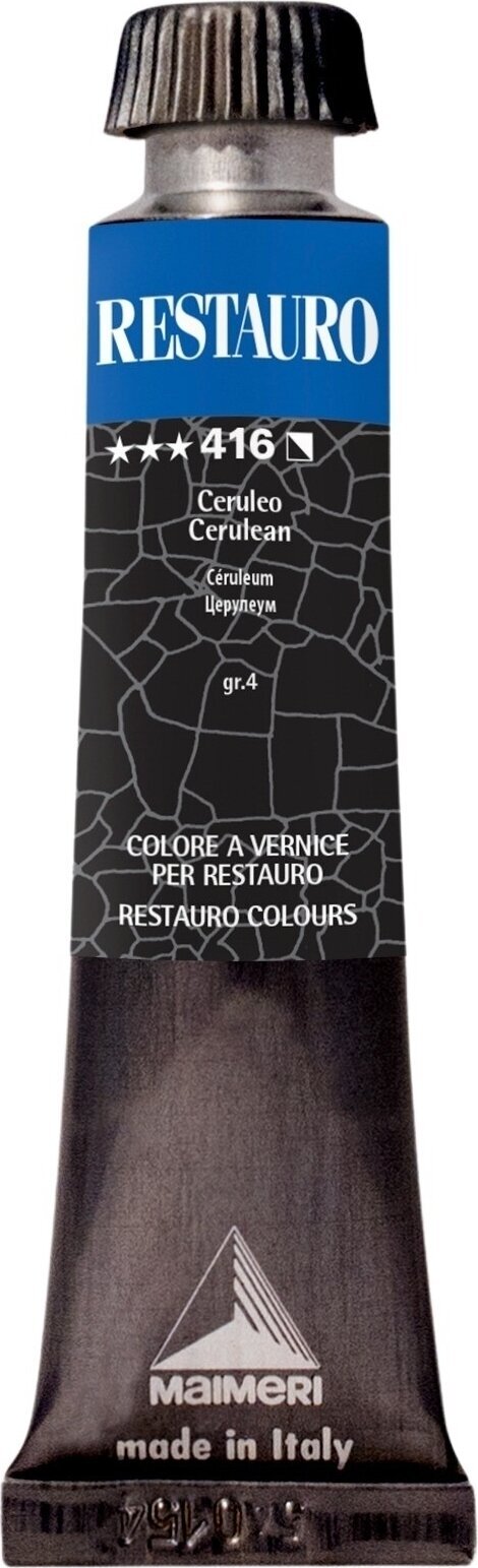 Farbe zur Restaurierung Maimeri Varnish Restauro Restaurierfarbe Cerulean 416 20 ml 1 Stck