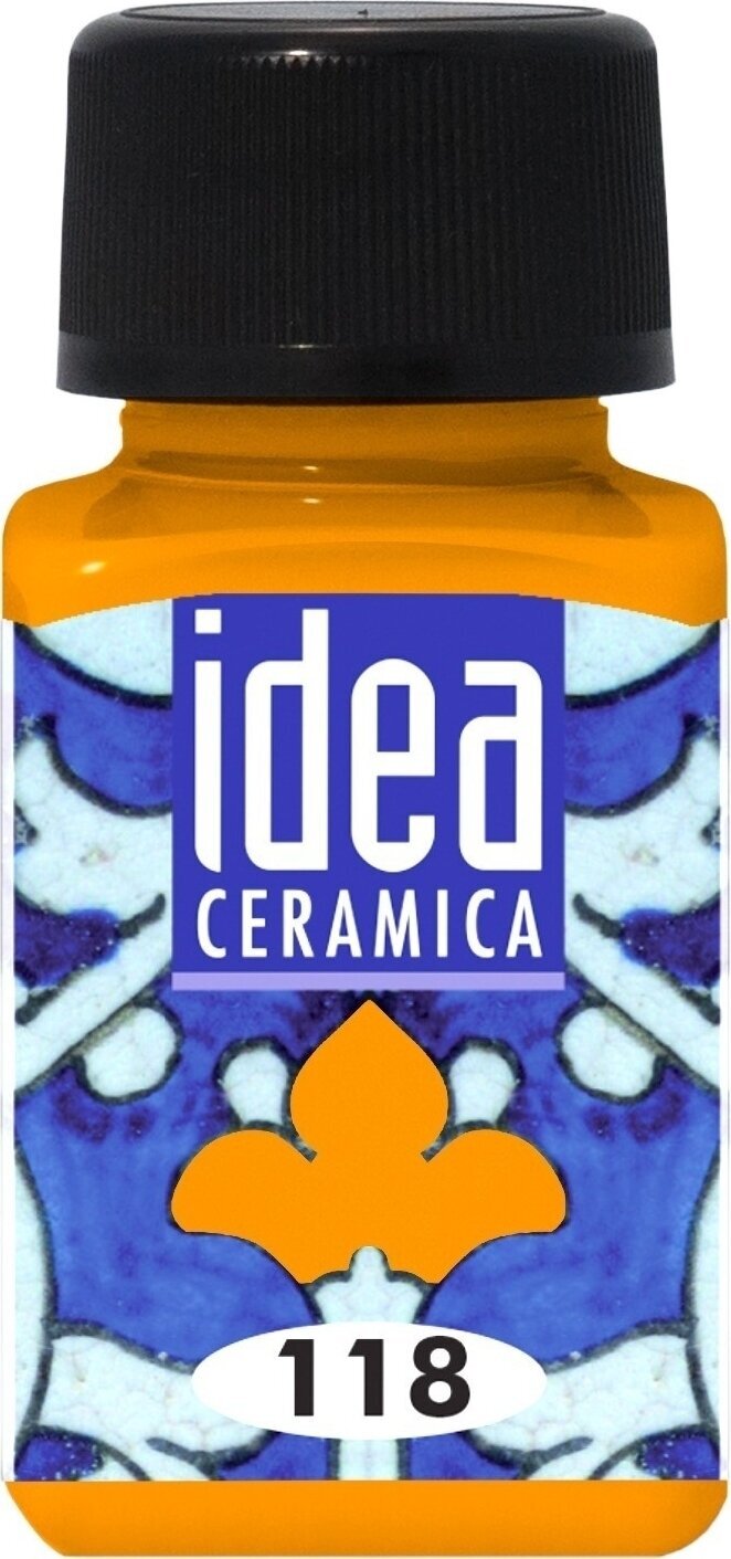 Pittura porcellana
 Maimeri Water-Based Cold Idea Vernice per vetro e porcellana Deep Yellow 118 60 ml 1 pz