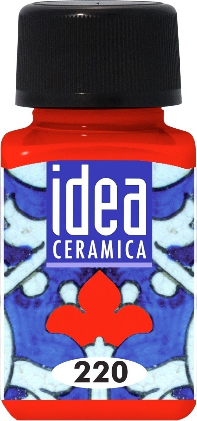 Pittura porcellana
 Maimeri Water-Based Cold Idea Vernice per vetro e porcellana Brilliant Red 220 60 ml 1 pz