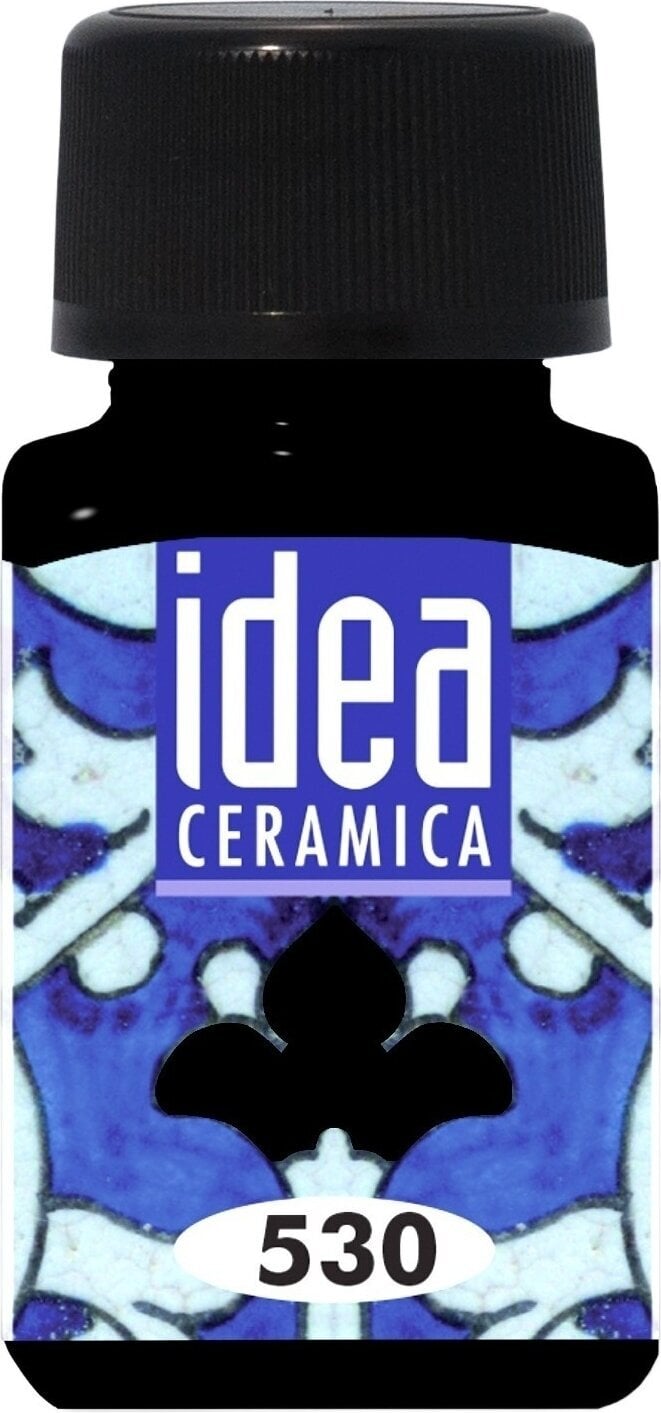 Pintura de porcelana Maimeri Water-Based Cold Idea Pintura para vidrio y porcelana. Black 530 60 ml 1 pieza