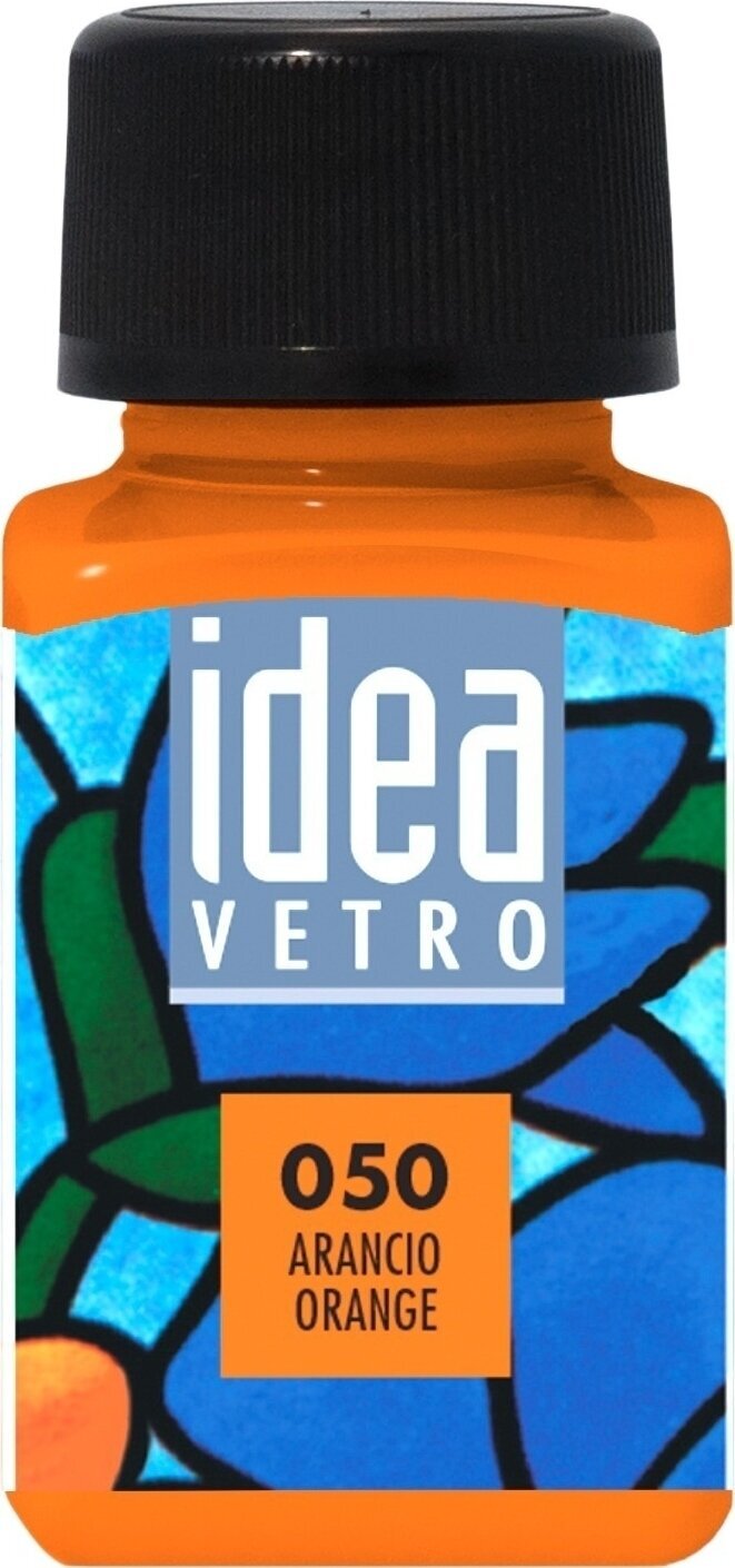 Barva za steklo Maimeri Idea Vetro Barva za steklo Orange 050 60 ml 1 kos