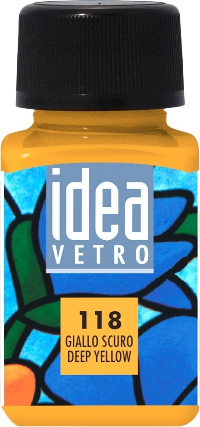 Glasmaling Maimeri Idea Vetro Glas maling Deep Yellow 118 60 ml 1 stk.