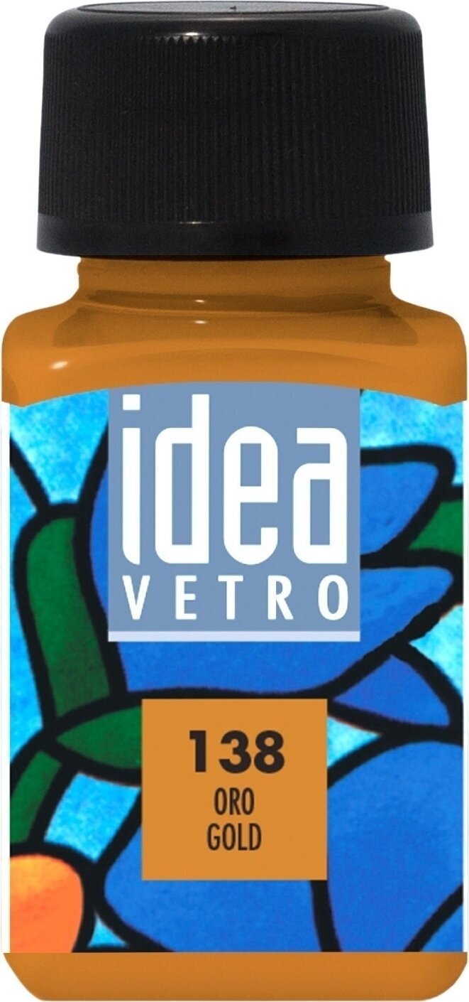 Tinta para vidro Maimeri Idea Vetro Glass Paint Gold 138 60 ml 1 un.