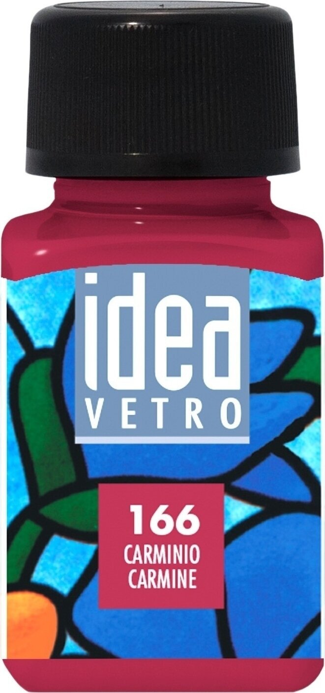 Glasfarbe Maimeri Idea Vetro Glasfarbe Carmine 166 60 ml 1 Stck