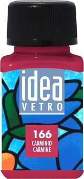 Peinture pour verre Maimeri Idea Vetro Peinture sur verre Carmine 166 60 ml 1 pc - 1