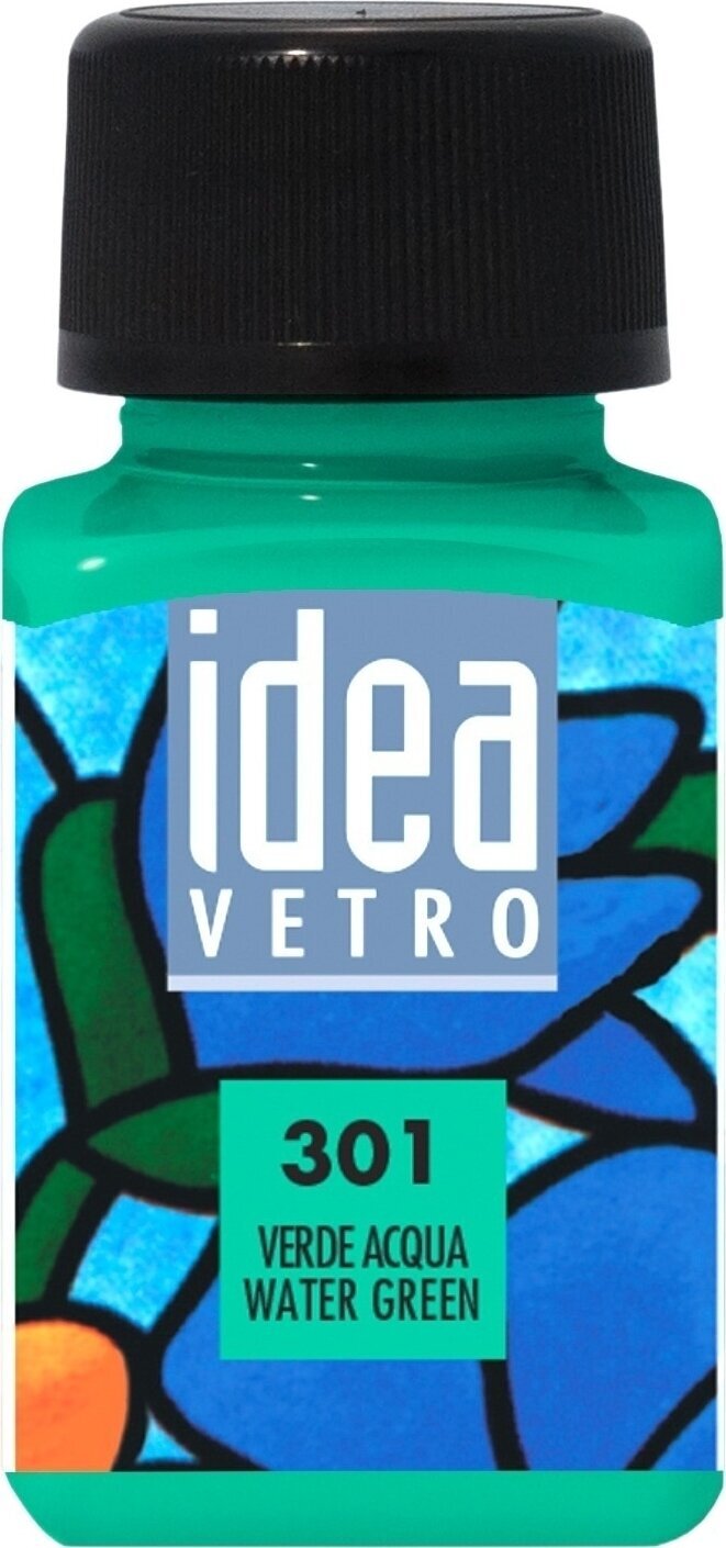 Peinture pour verre Maimeri Idea Vetro Peinture sur verre Water Green 301 60 ml 1 pc