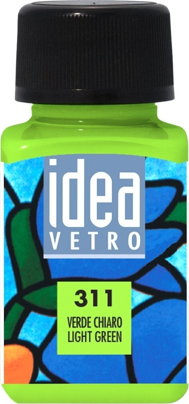 Colore per vetro Maimeri Idea Vetro Vernice per vetro Light Green 311 60 ml 1 pz