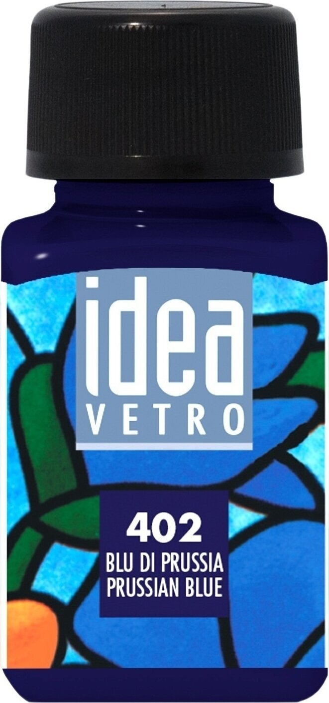 Glass Paint Maimeri Idea Vetro Glass Paint Prussian Blue 402 60 ml 1 pc