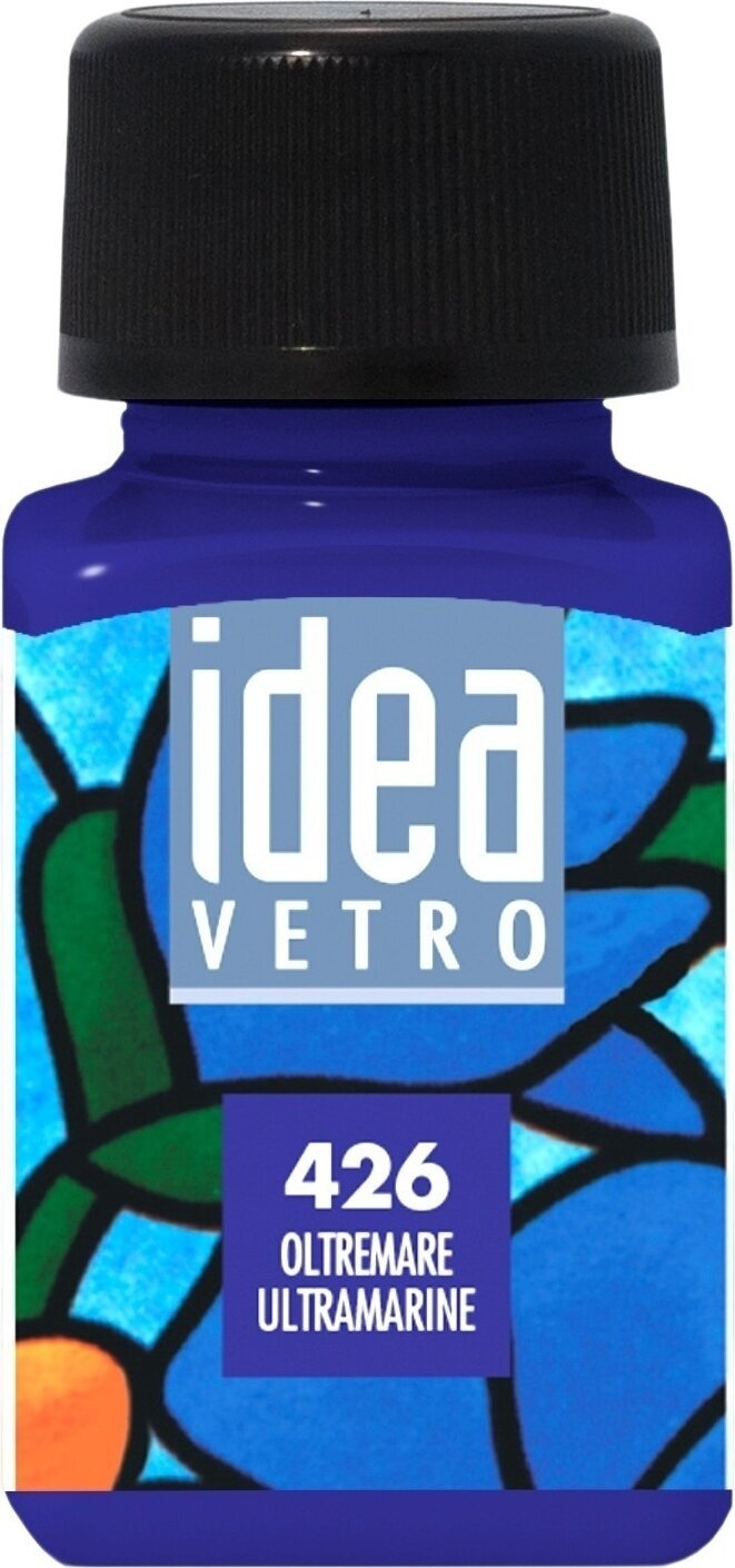 Peinture pour verre Maimeri Idea Vetro Peinture sur verre Ultramarine 426 60 ml 1 pc