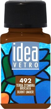 Glass Paint Maimeri Idea Vetro Glass Paint Burnt Umber 492 60 ml 1 pc - 1