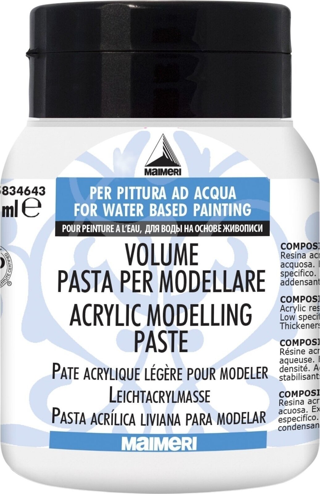 Pasta de modelar Maimeri Volume - Light Acrylic Pasta de modelar 500 ml