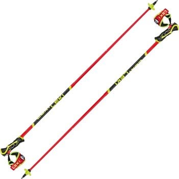 Ski-stokken Leki Venom SL 3D Bright Red/Black/Neonyellow 130 cm Ski-stokken - 1