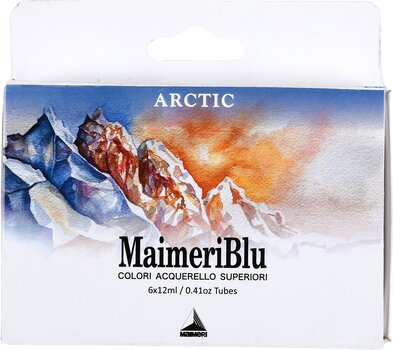 Peintures aquarelles Maimeri Blu Ensemble de peintures à l'aquarelle Arctic 6 x 12 ml 6 pièces - 1