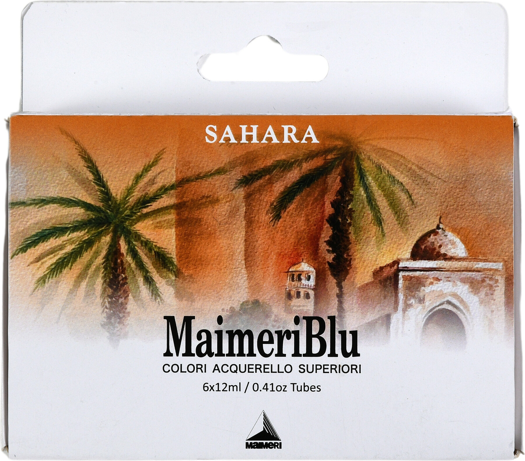 Peintures aquarelles Maimeri Blu Ensemble de peintures à l'aquarelle Sahara 6 x 12 ml 6 pièces