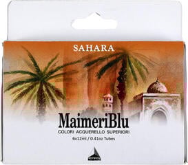 Akvarelová barva Maimeri Blu Sada akvarelových barev Sahara 6 x 12 ml