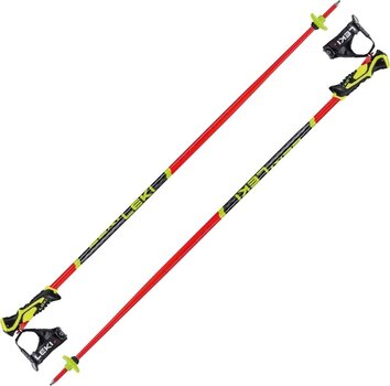 Skidstavar Leki WCR Lite SL 3D Bright Red/Black/Neonyellow 95 cm Skidstavar - 1