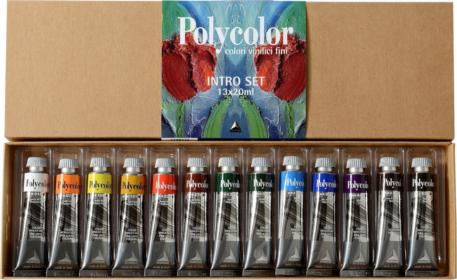 Peinture acrylique Maimeri Vynil Polycolor Ensemble de peintures acryliques 13 x 20 ml