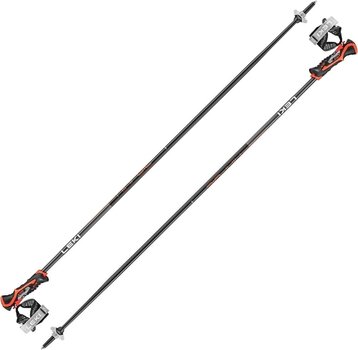 Bâtons de ski Leki Airfoil 3D Black/Bright Red/Dark Anthracite 115 cm Bâtons de ski - 1