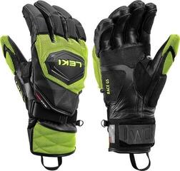 Hiihtohanskat Leki WCR Venom GS 3D Black/Ice Lemon 9 Hiihtohanskat
