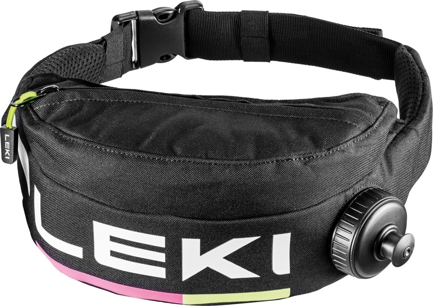 Saco de viagem para esqui Leki Drinkbelt Thermo Compact Black/Neonpink/Neonyellow Saco de viagem para esqui