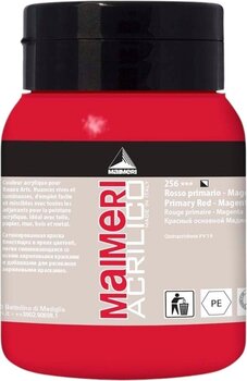 Peinture acrylique Maimeri Acrilico Peinture acrylique Primary Red Magenta 256 500 ml 1 pc - 1