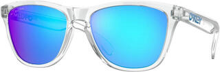 Livsstil briller Oakley Frogskins XS 90061553 Polished Clear/Prizm Sapphire Livsstil briller
