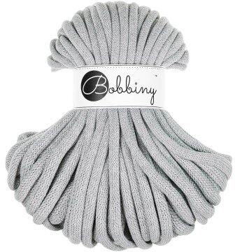 Šňůra  Bobbiny Jumbo 9 mm 30 m Light Grey Šňůra 