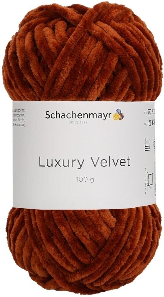 Hilo de tejer Schachenmayr Luxury Velvet 00015 Fox Hilo de tejer