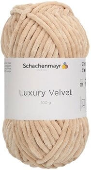 Knitting Yarn Schachenmayr Luxury Velvet 00020 Bunny Knitting Yarn - 1