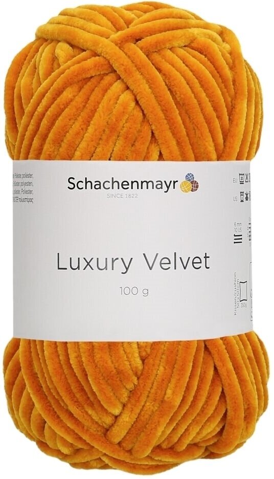 Fil à tricoter Schachenmayr Luxury Velvet 00022 Bee Fil à tricoter