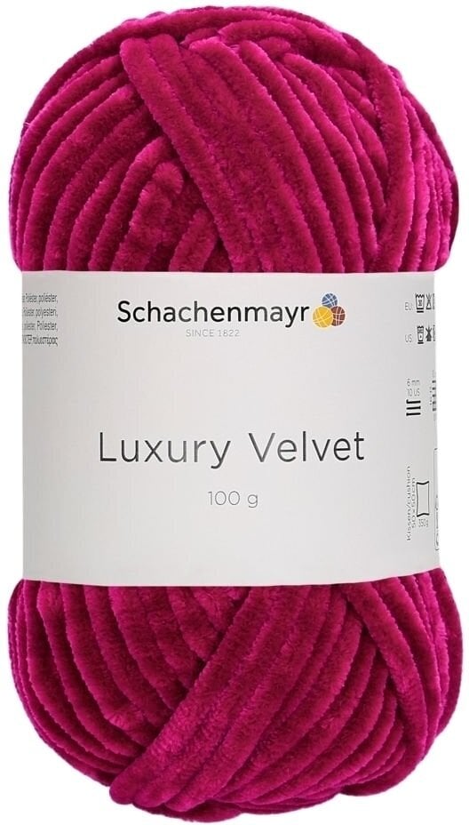 Pletilna preja Schachenmayr Luxury Velvet 00030 Cherry Pletilna preja