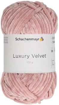 Knitting Yarn Schachenmayr Luxury Velvet 00035 Rose Knitting Yarn - 1