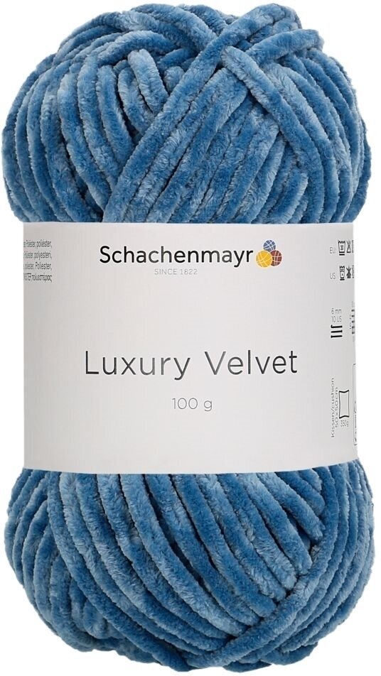 Fire de tricotat Schachenmayr Luxury Velvet 00052 Dolphin Fire de tricotat