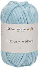 Pletací příze Schachenmayr Luxury Velvet 00053 Baby Blue Pletací příze