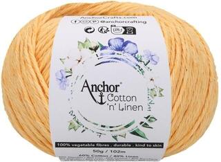 Háčkovacia priadza Anchor Cotton 'n' Linen 00010 Apricot Háčkovacia priadza