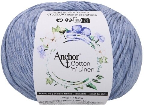 Háčkovací příze Anchor Cotton 'n' Linen 00032 Delft Háčkovací příze - 1