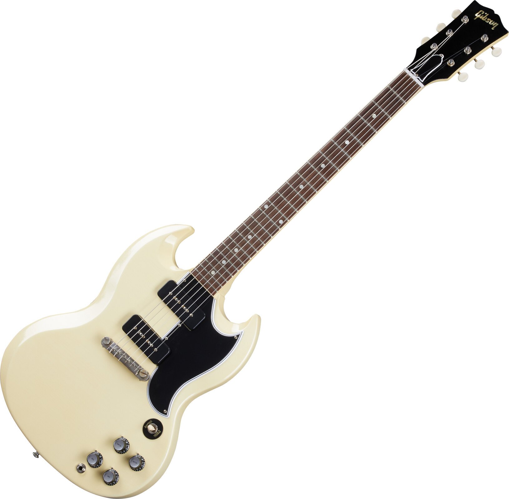 Elektrische gitaar Gibson Custom 1963 SG Special Reissue Murphy Lab Ultra Light Aged Classic White Elektrische gitaar