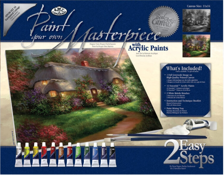 Picturi pe numere Royal & Langnickel Picturi pe numere Enchanted Cottage