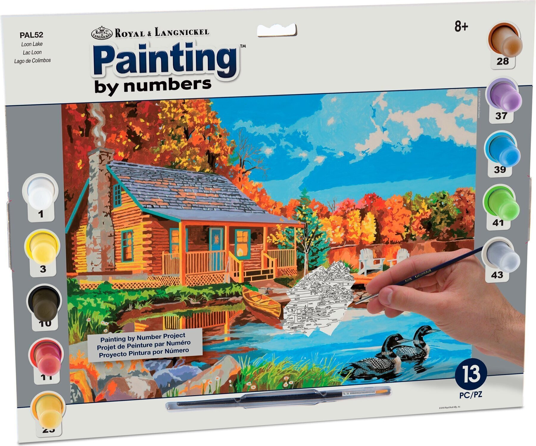 Painting by Numbers Royal & Langnickel Painting by Numbers Loon Lake