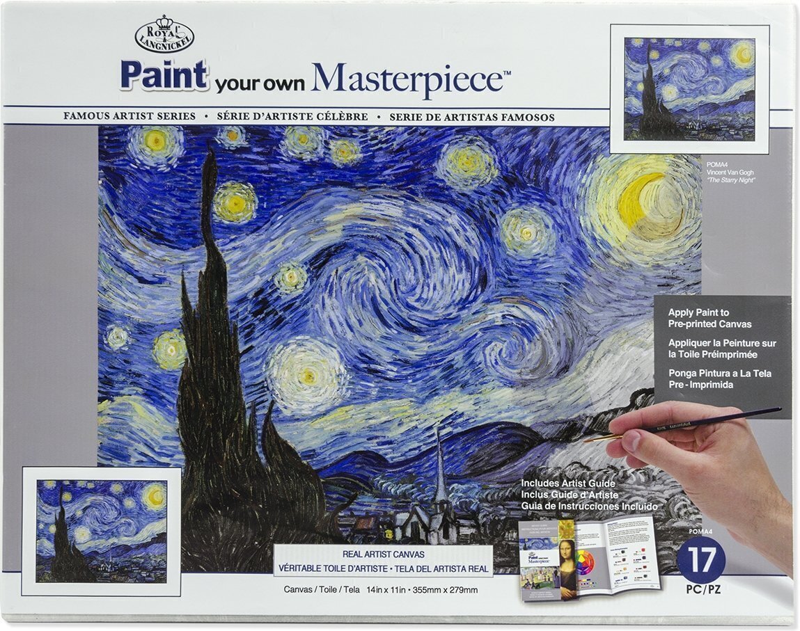 Peinture par numéros Royal & Langnickel Peinture par numéros Famous Artist Series - Starry Night